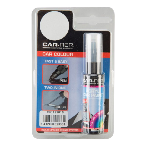 Car Rep Touch Up 121010 White 12ml (Made in Finland) Alliance Auto Products