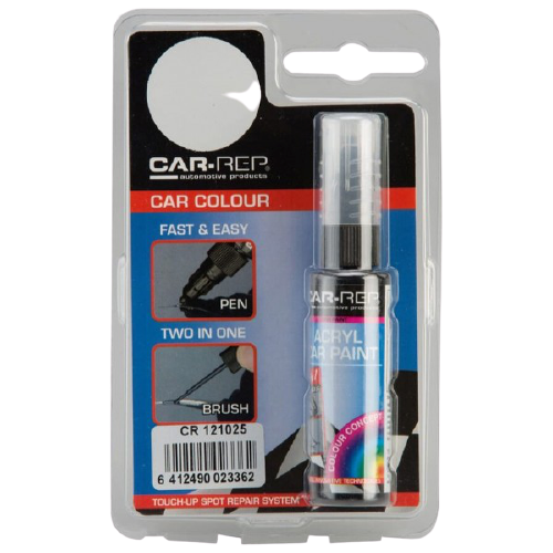 Car Rep Touch Up 121025 White 12ml (Made in Finland) Alliance Auto Products