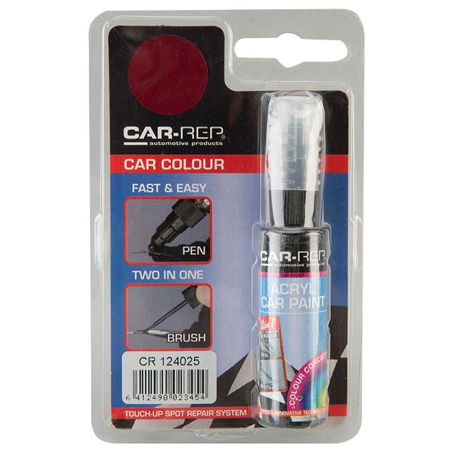 Car Rep Touch Up 124025 Red 12ml (Made in Finland) Alliance Auto Products