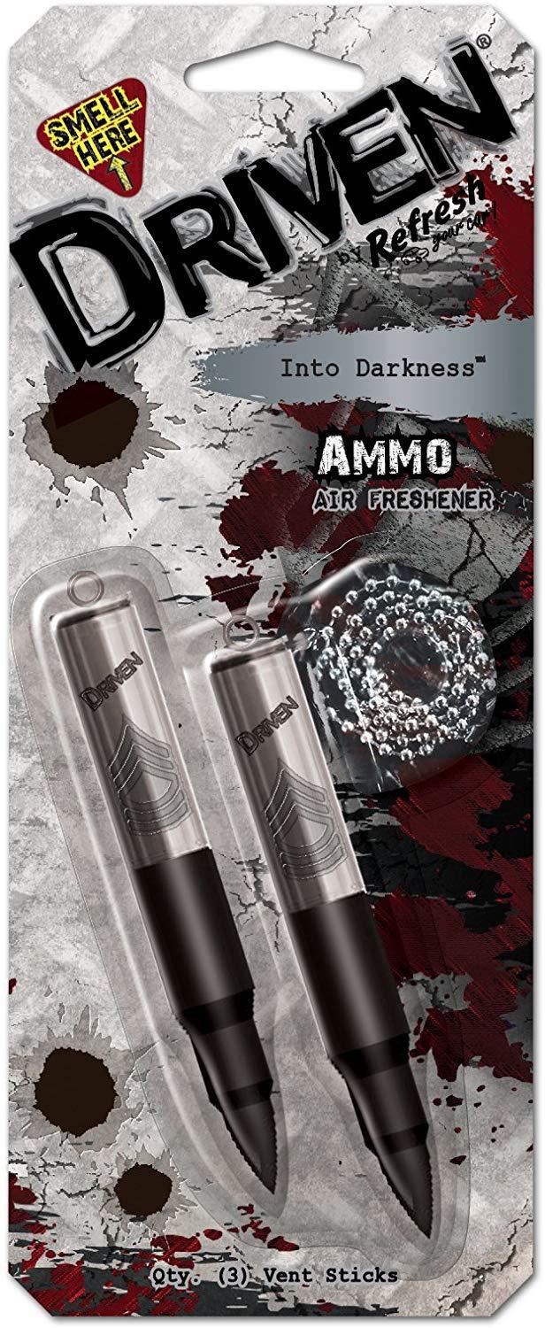 Driven -Ammo Into Darkness Air Freshener (Made in USA) Alliance Auto Products