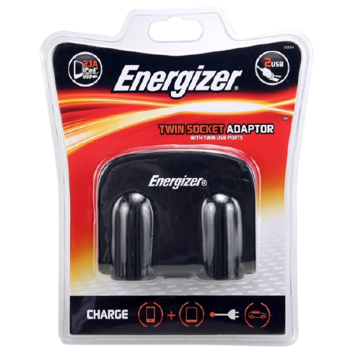 Energizer 12v Socket Adapter With Twin USB Alliance Auto Products