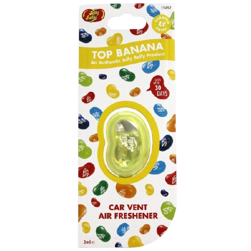 Jelly Belly- Air Freshener Air Vent Diffusor-Top Banana (Made in USA) Alliance Auto Products