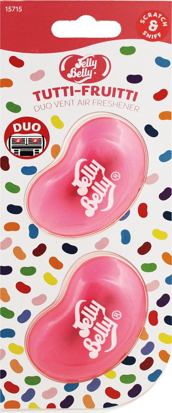 Jelly Belly-Air Freshener Duo Vent 2 Pk Tutti Fruitti Alliance Auto Products