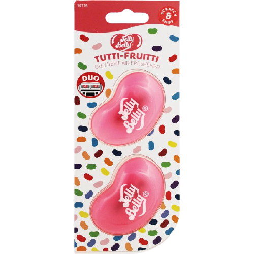 Jelly Belly-Air Freshener Duo Vent 2 Pk Tutti Fruitti Alliance Auto Products