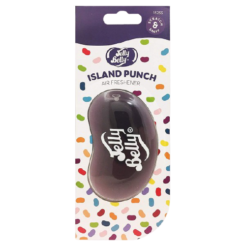 Jelly Belly-Car Air Freshener 3D Island Punch Alliance Auto Products