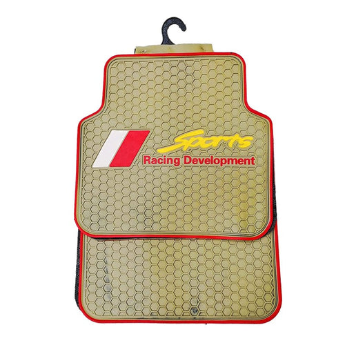 PVC sports mat beige (Set of 4Pcs) Alliance Auto Products