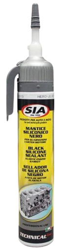 SIA-Black silicone sealant cartridge ml.200 Alliance Auto Products