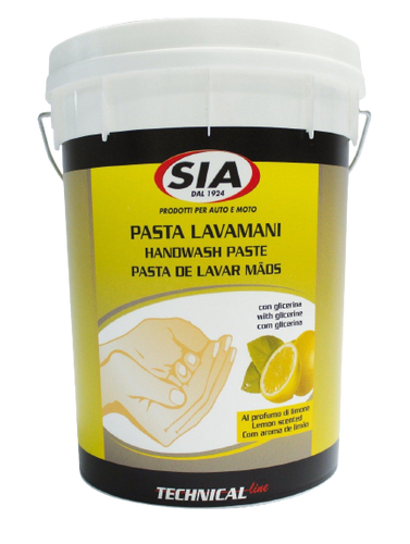 SIA-Handwashing paste lt.1 With Glycerin-Lemon Scented (Made in Italy) Alliance Auto Products