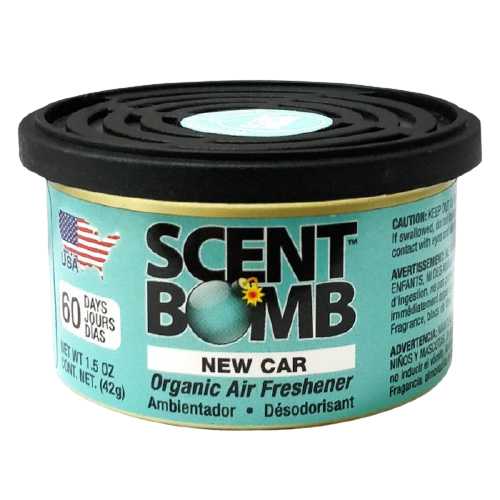 Scent Bomb Air freshener Organic Can New Car Alliance Auto Products
