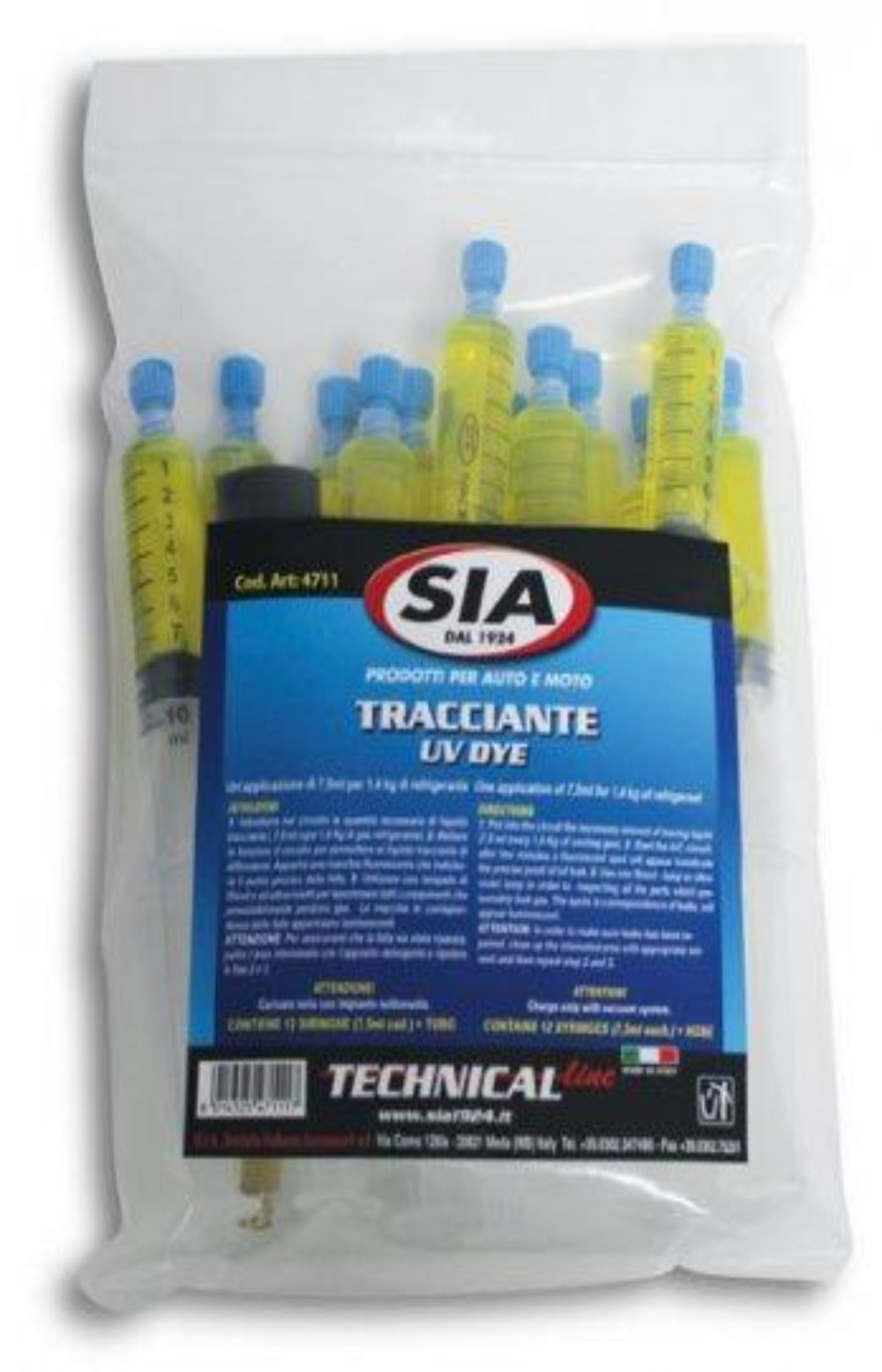 Sia-Fluorescent tracer (12 syringes) 7.5 ML Alliance Auto Products