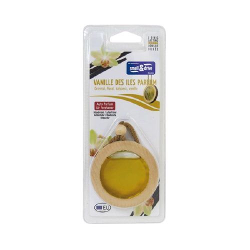 Smell & Drive Hanging Air Freshener (6 ml, Vanilla) (Made in Spain) Alliance Auto Products