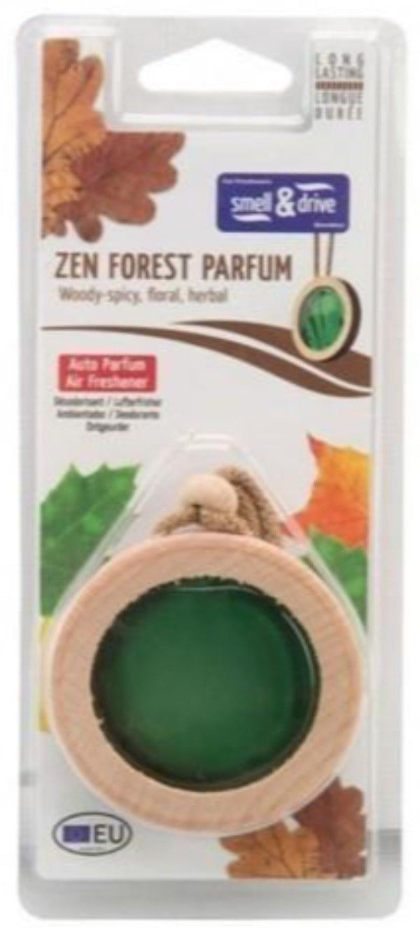 Smell & Drive Hanging Air Freshener (6 ml, Zen Forest) (Made in Spain) Alliance Auto Products